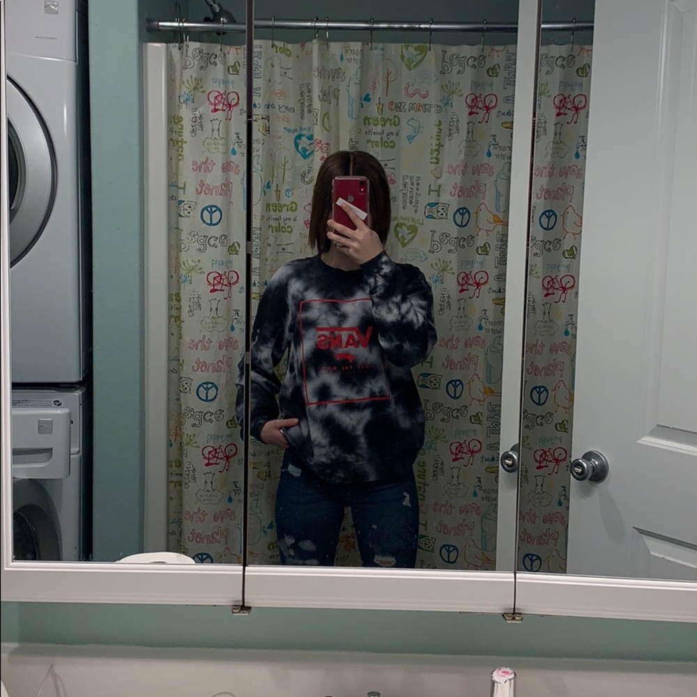 Vans tie dye sweater